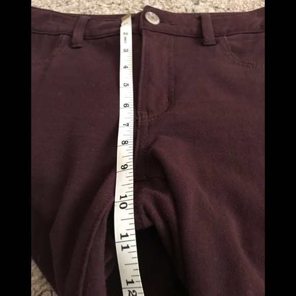 AEO | burgundy jeggings - Picture 4 of 8